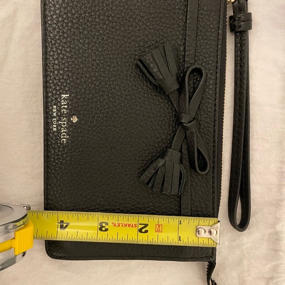 Black Kate spade Wristlet with Bow - Picture 6 of 8
